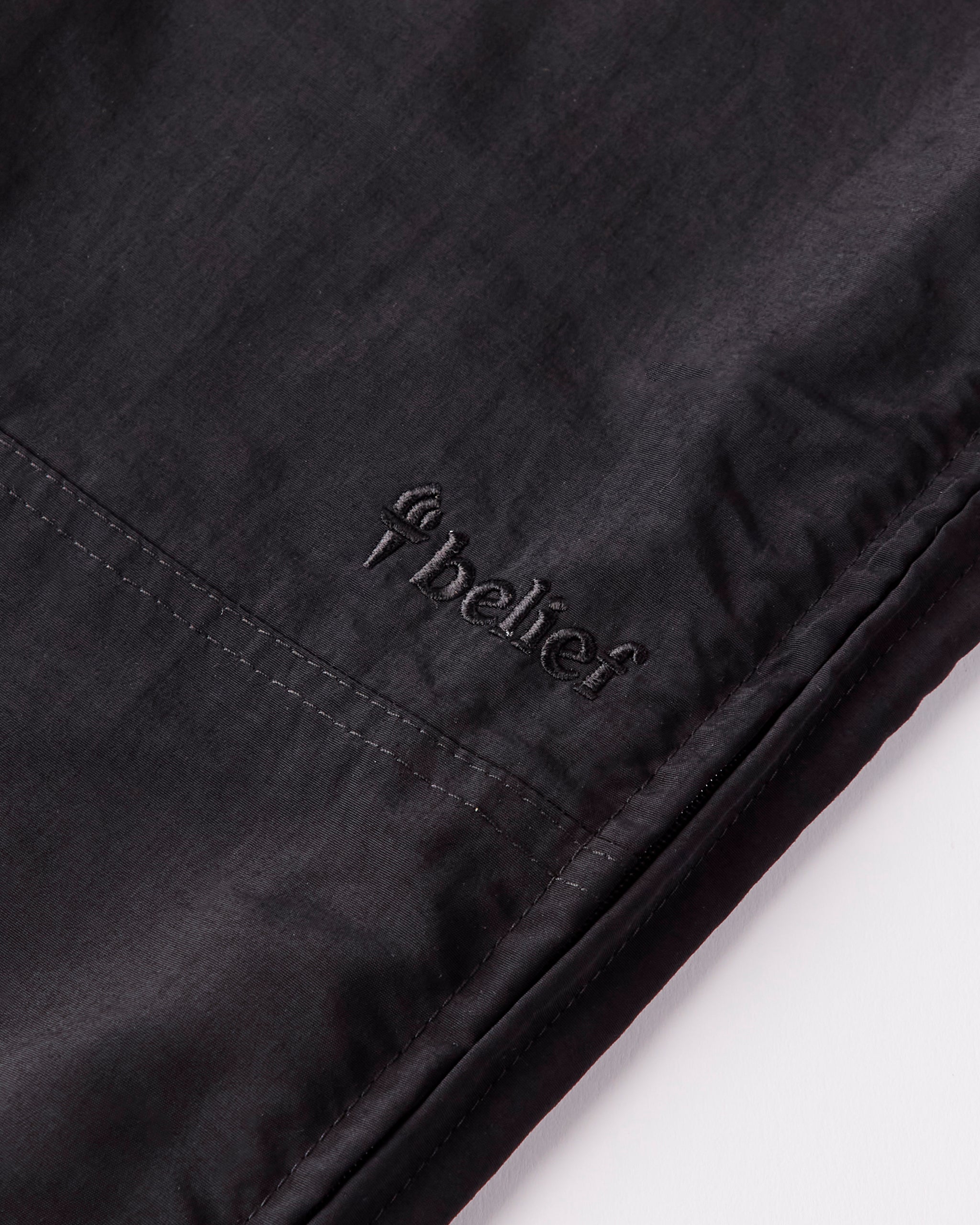 Nylon Vent Pant - Black