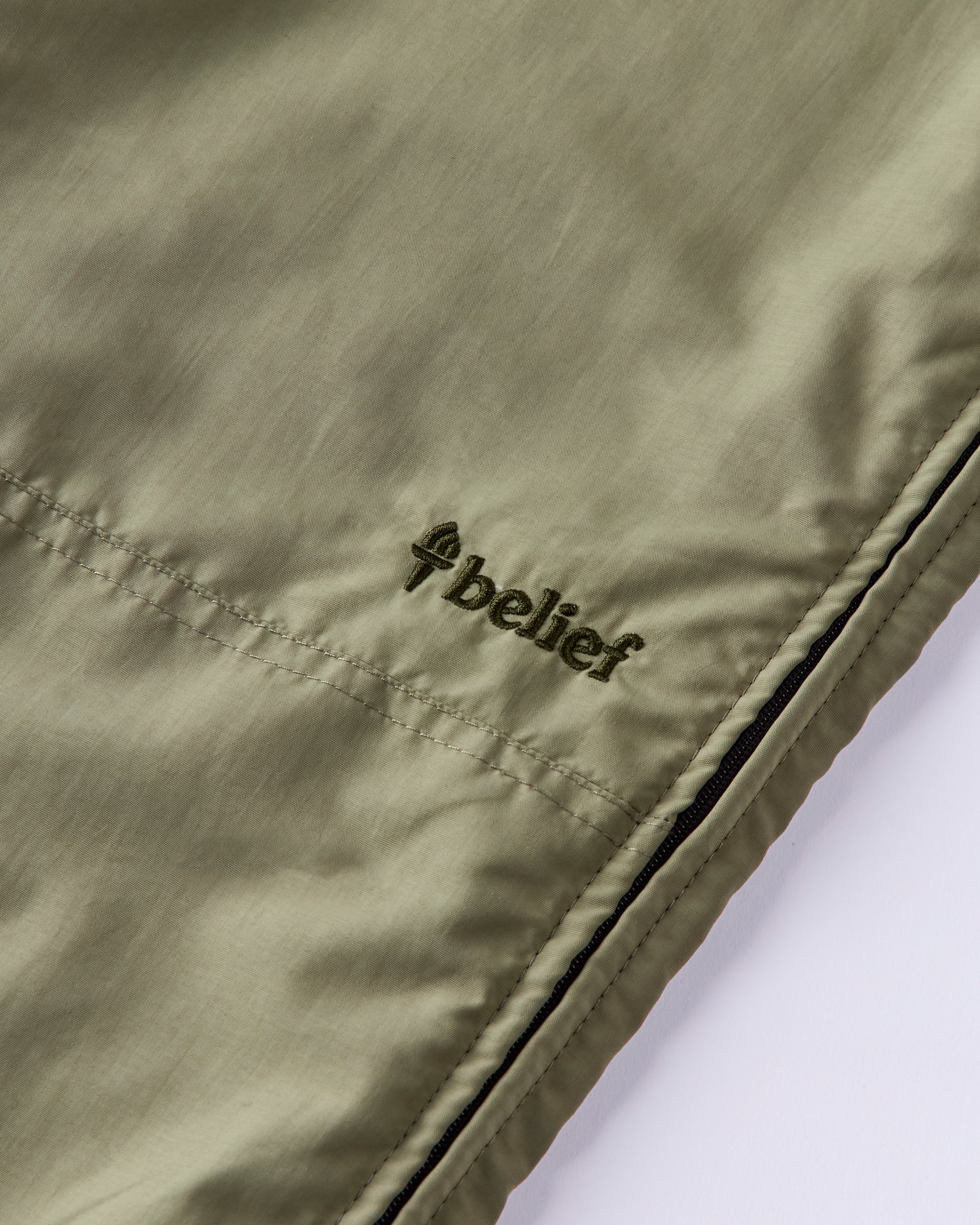 Nylon Vent Pant - Bay Green
