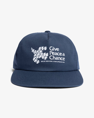 Peace Snapback - Navy