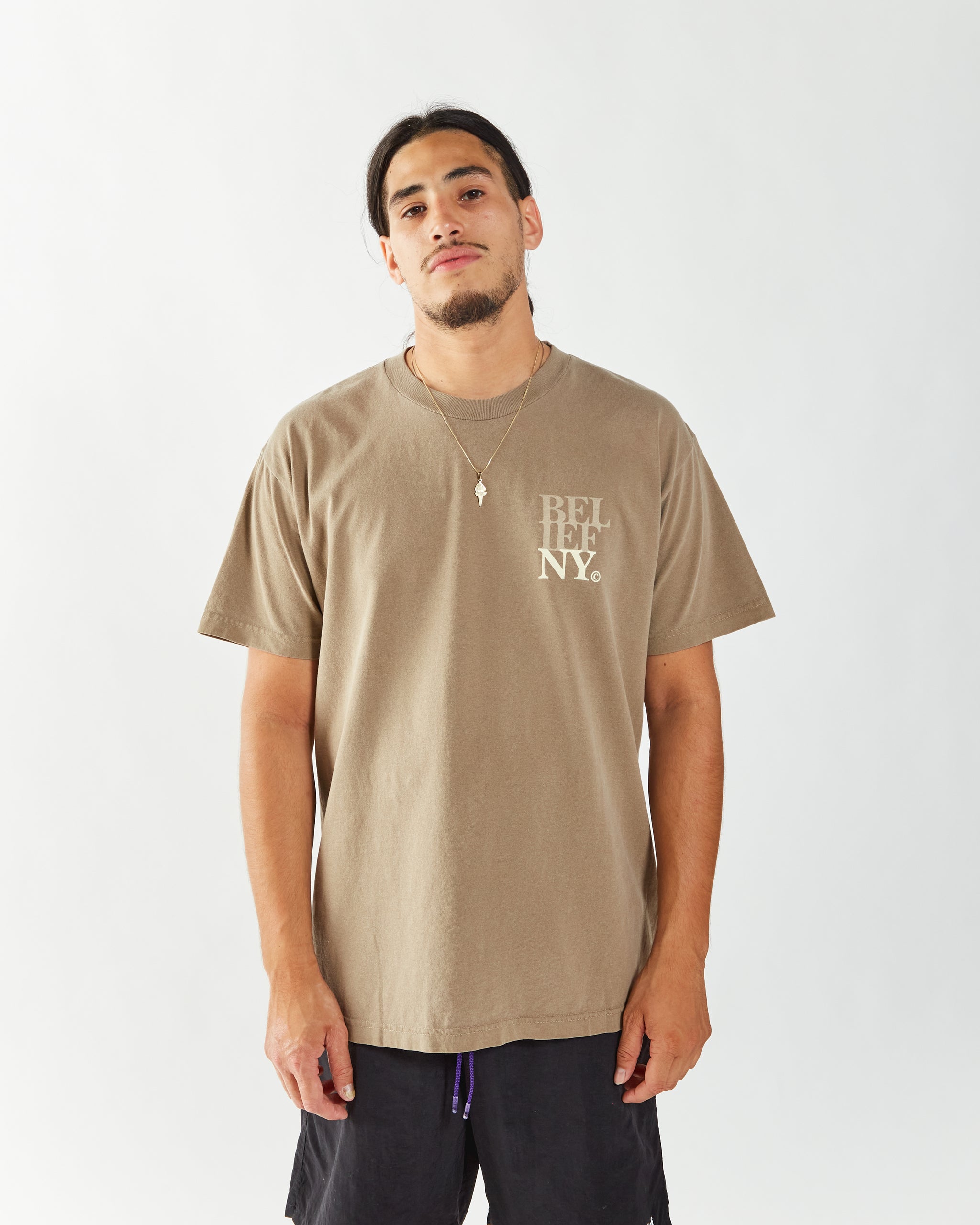 Stacked Tee - Espresso