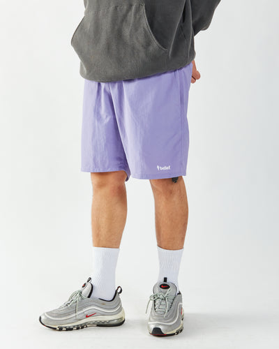 Nylon Track Shorts - Orchid