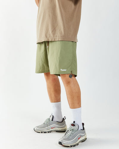 Nylon Track Shorts - Bay