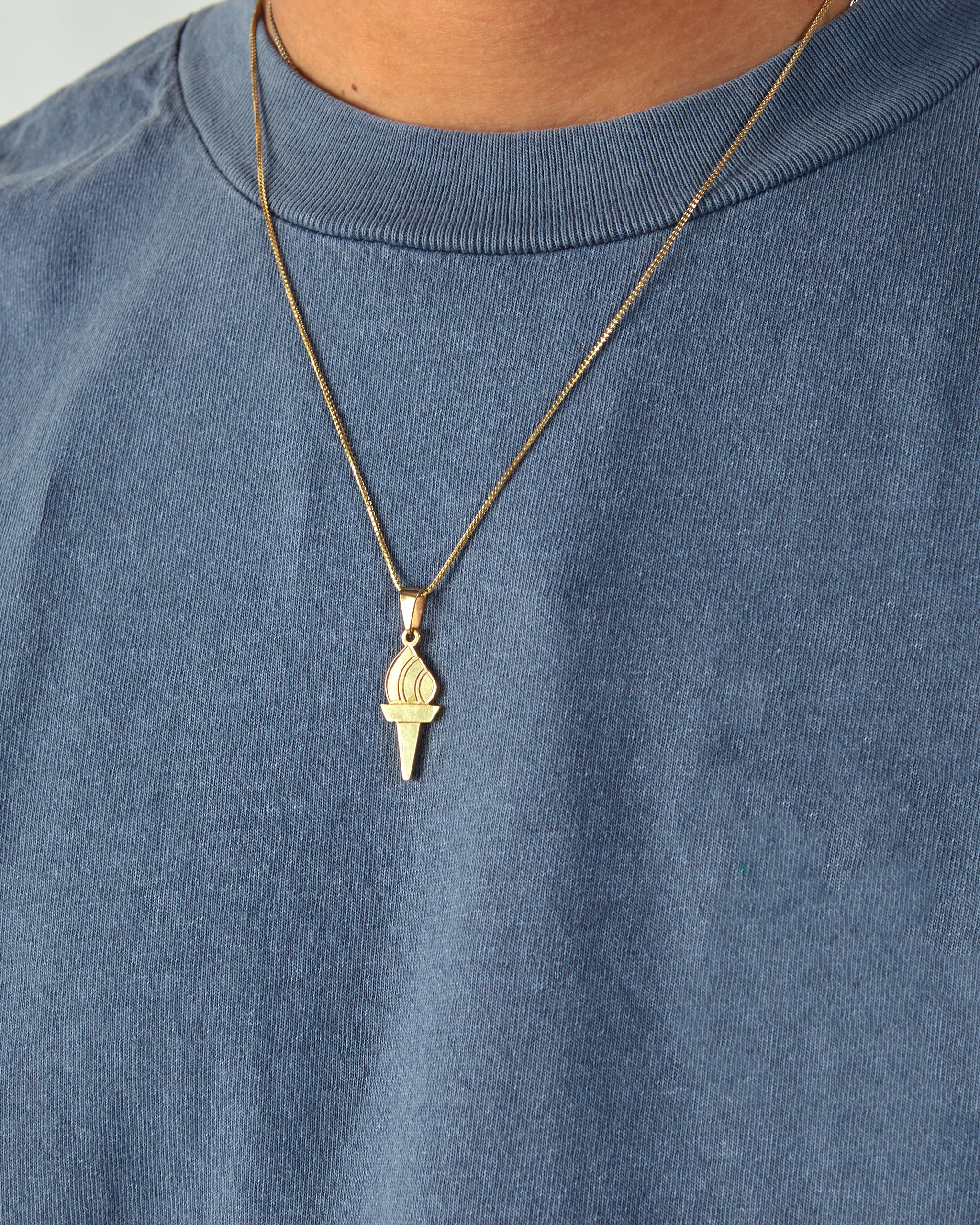 Torch Pendant - Gold