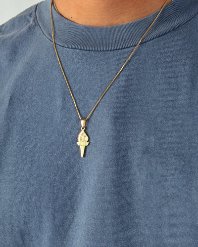 Torch Pendant - Gold