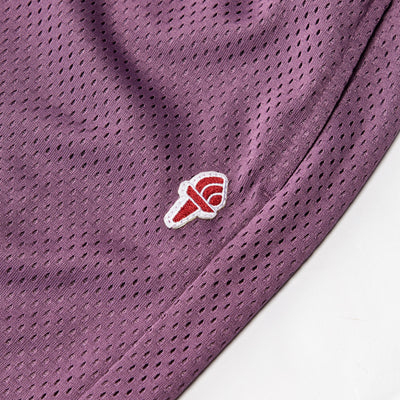 Mesh Practice Short - Wine