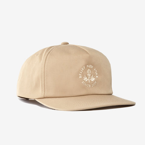 Rose Torch Snapback - Khaki
