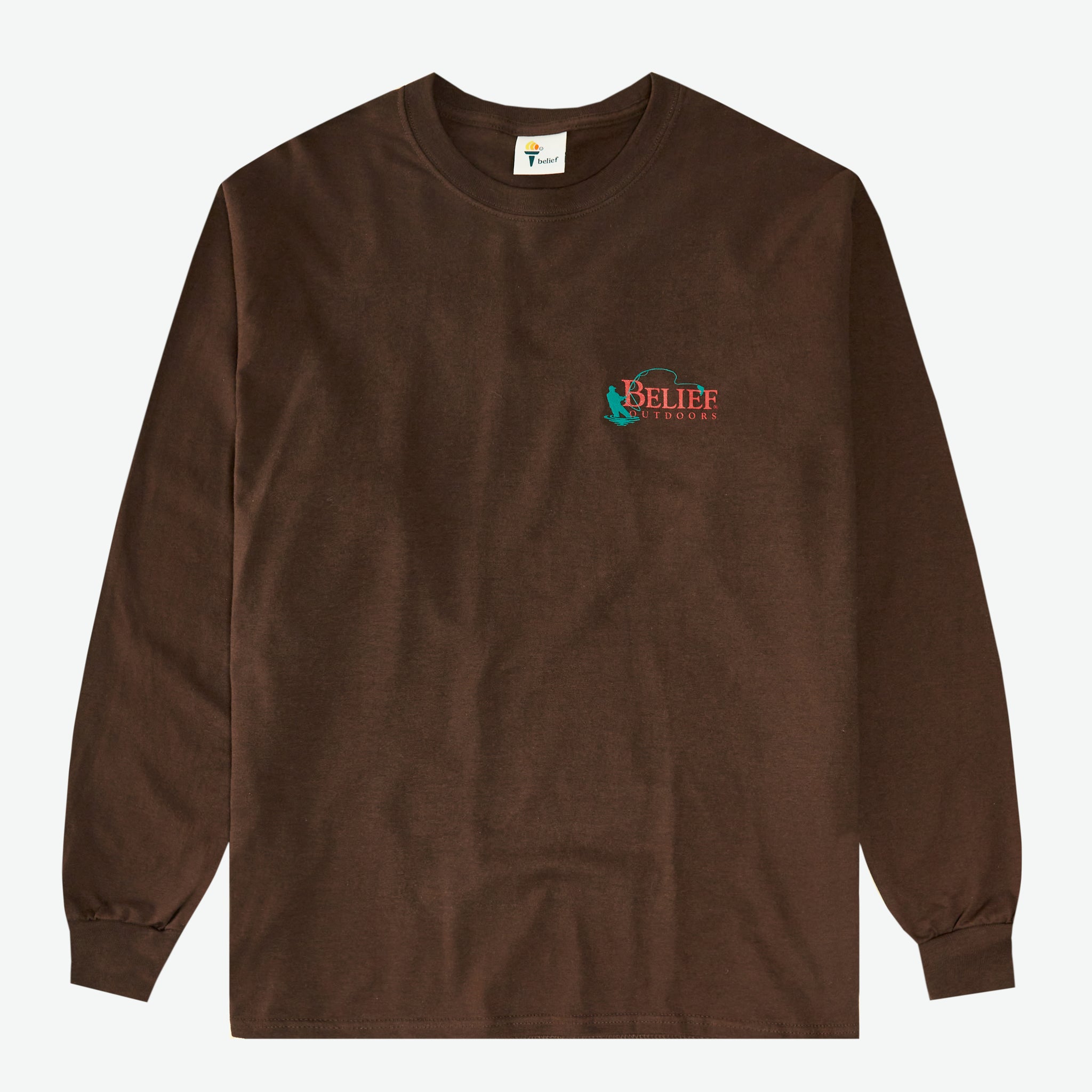 Trophy L/S Tee - Dark Brown