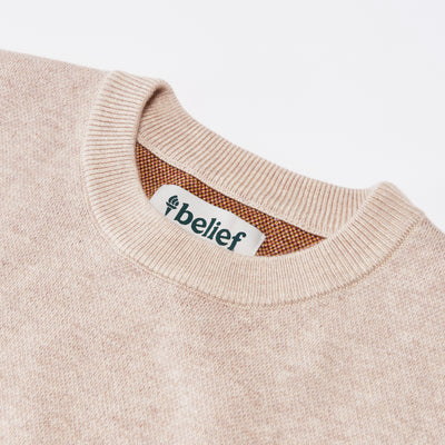 Cross Country Knit Sweater - Oatmeal Heather