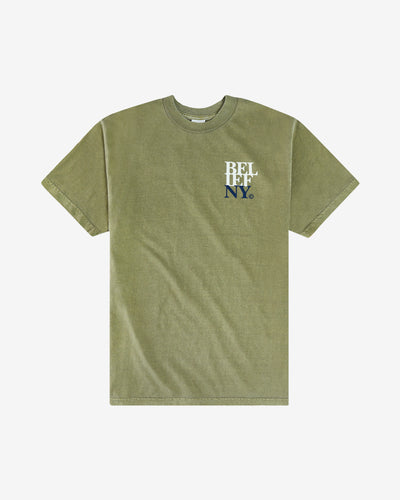 Stacked Tee - Moss