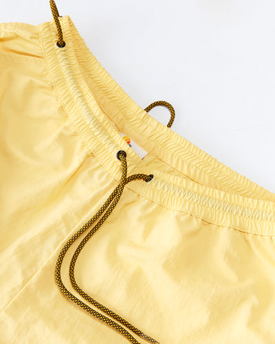 Nylon Track Shorts - Lemon