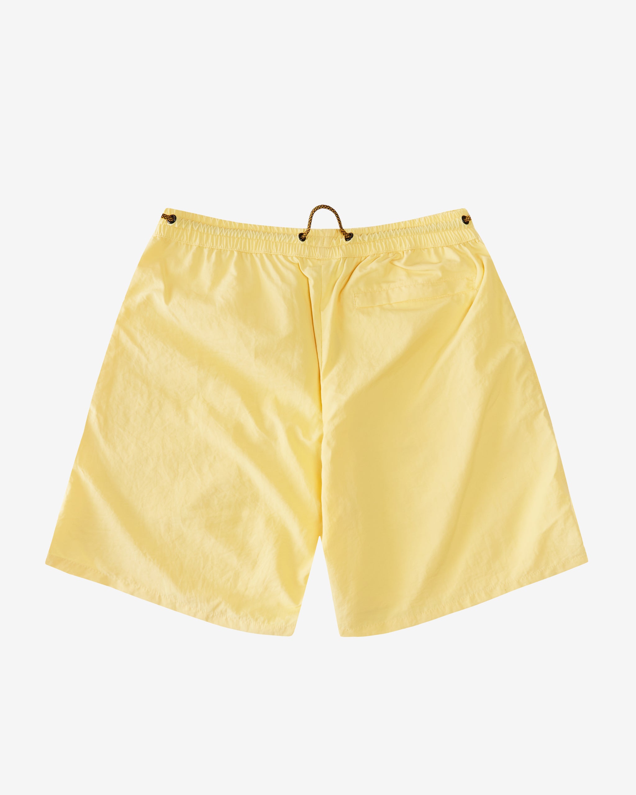 Nylon Track Shorts - Lemon