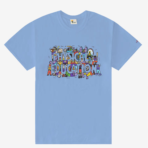 Physical Education Tee - Light Blue