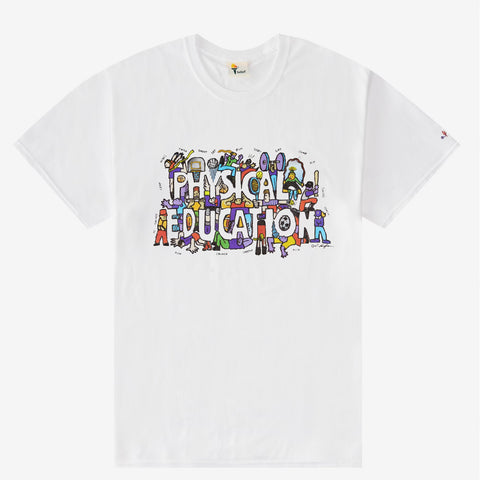 Physical Education Tee - White