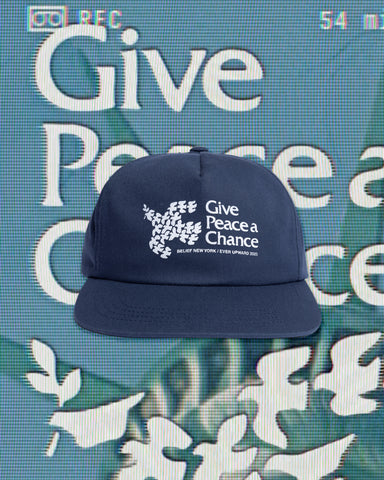 Peace Snapback - Navy