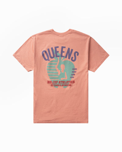 Queens Tee - Coral