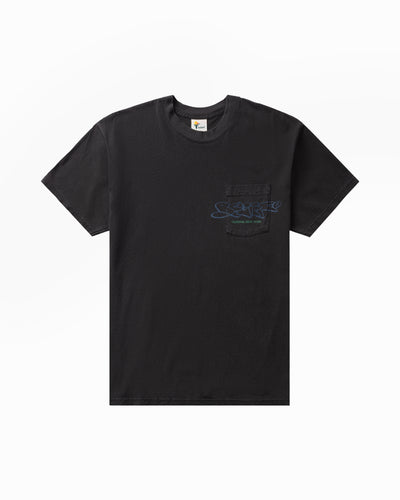 Spray Pocket Tee - Vintage Black