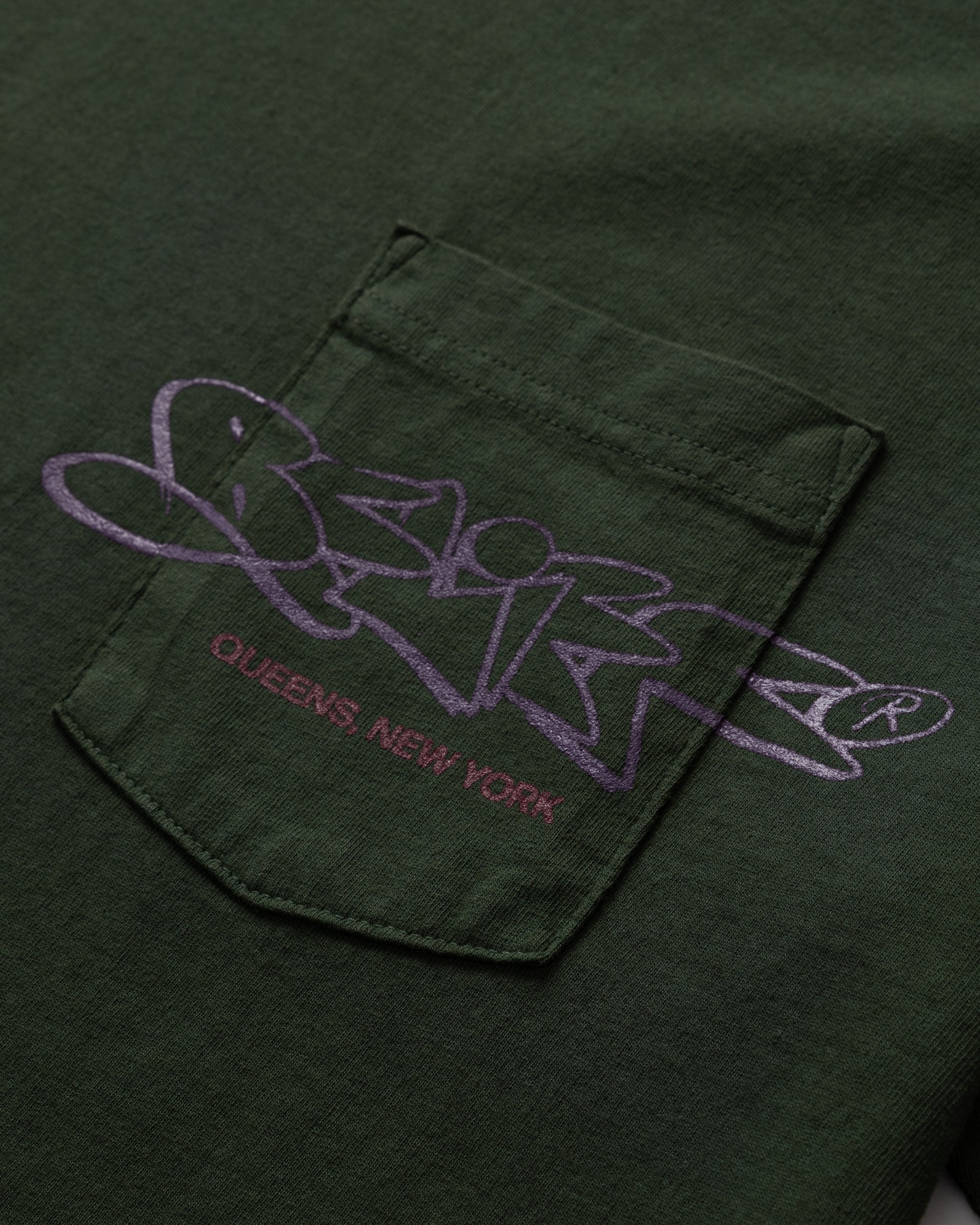 Spray Pocket Tee - Ivy