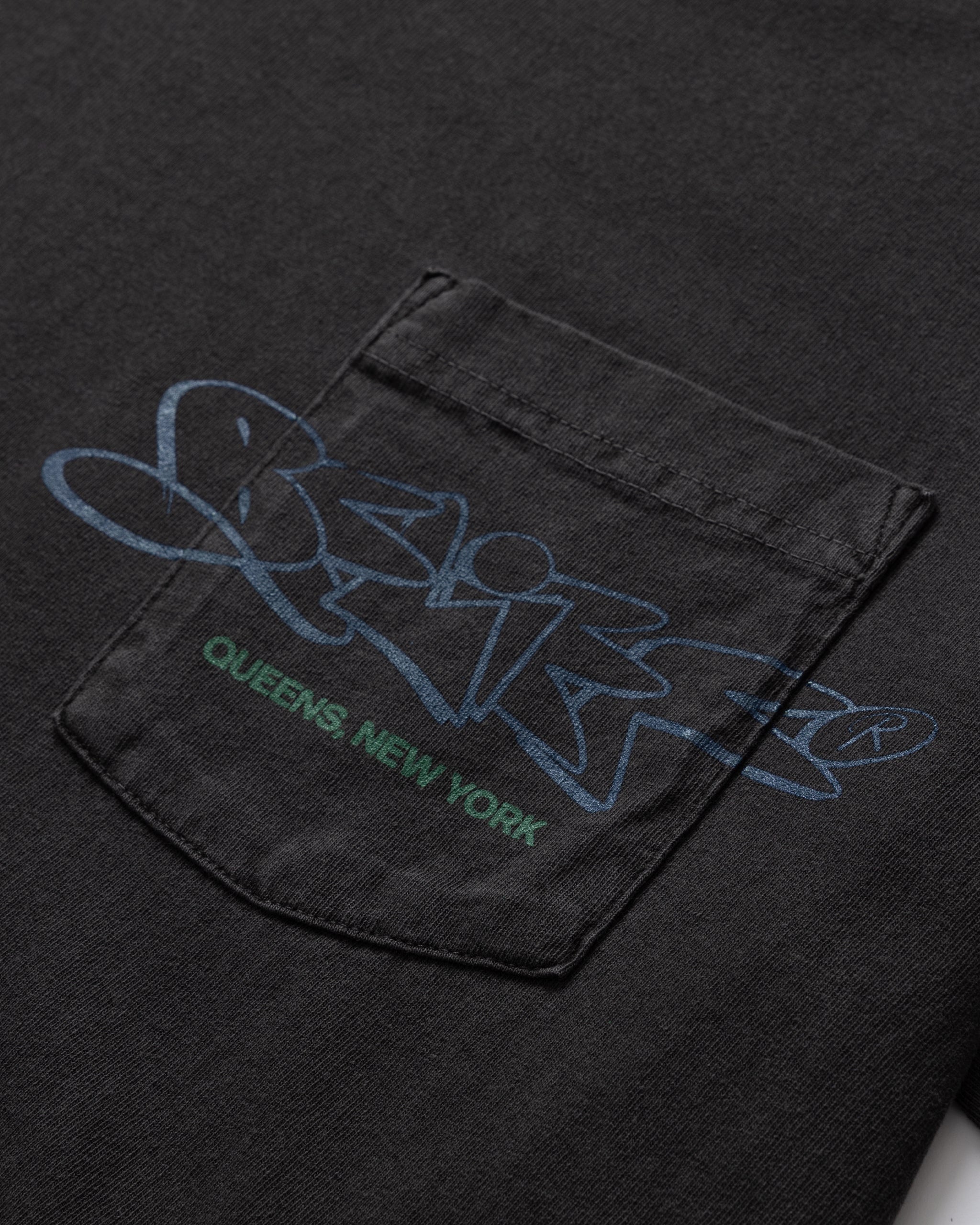 Spray Pocket Tee - Vintage Black