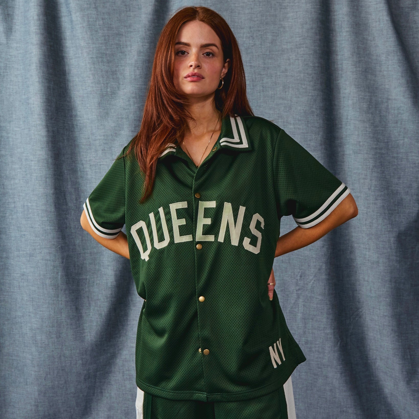 Queens Warm Up Jersey - Forest Green