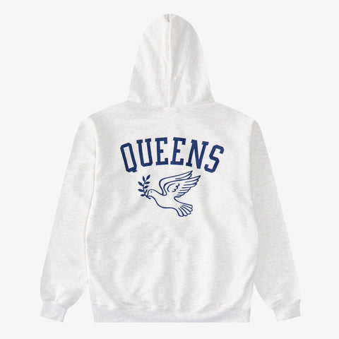 Queens Champion Hoody - Oatmeal Heather