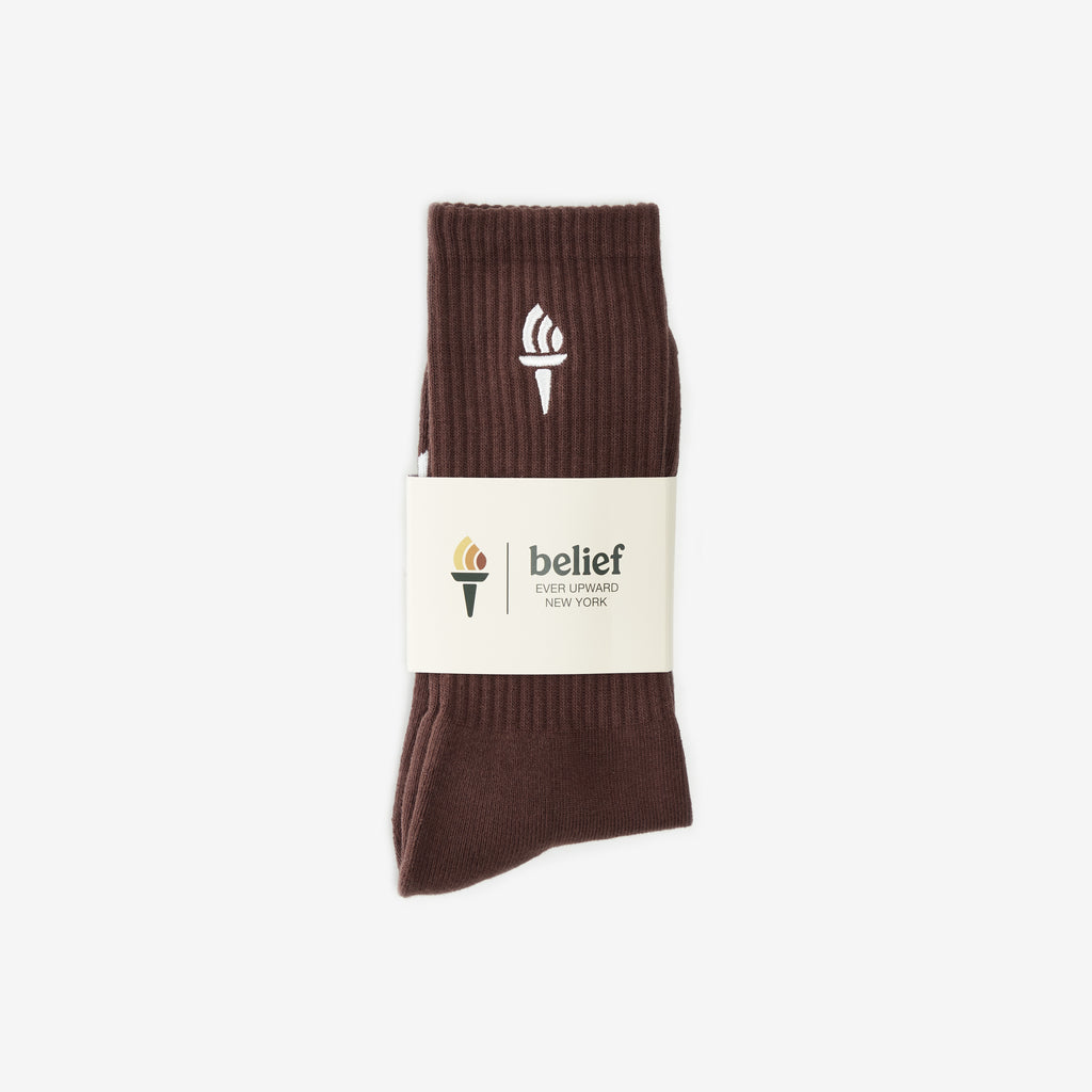 Torch Athletic Sock - Brown