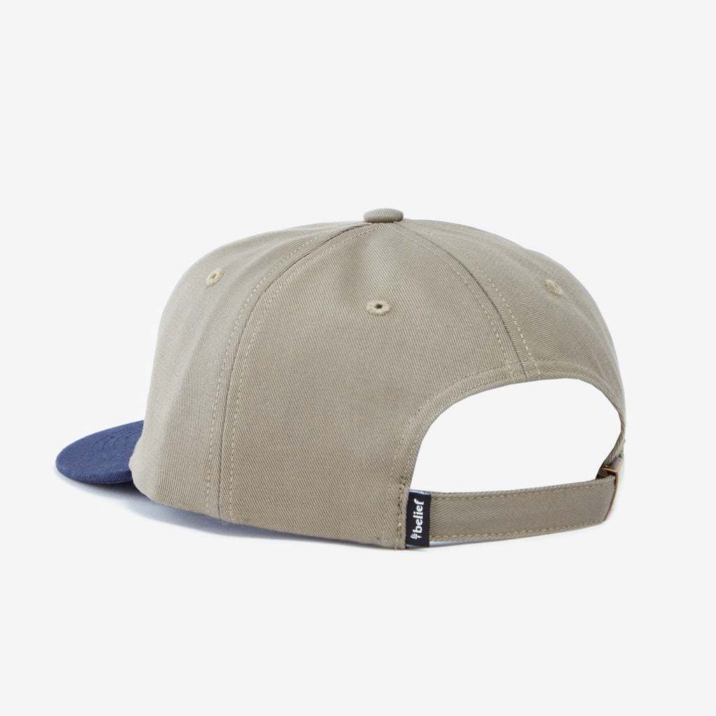 League 6 Panel - Taupe/Navy