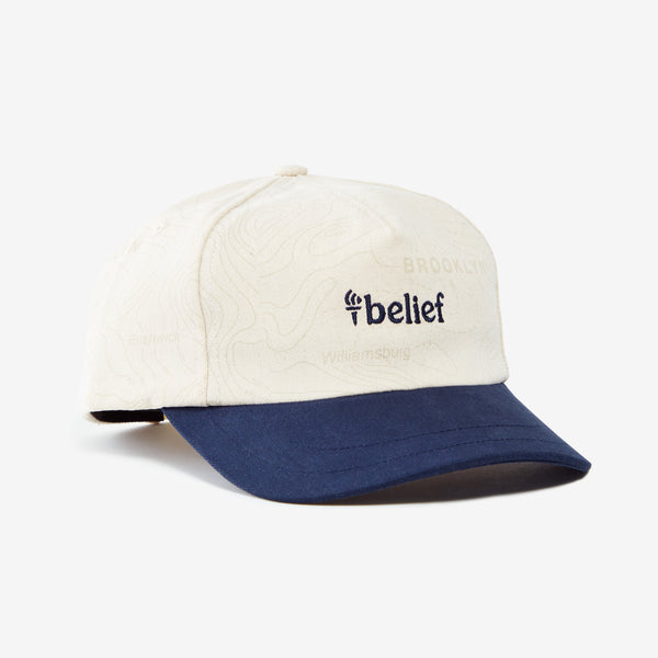 Brooklyn Snapback - Natural/Navy
