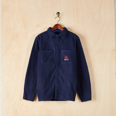 Polar Fleece Overshirt - Navy