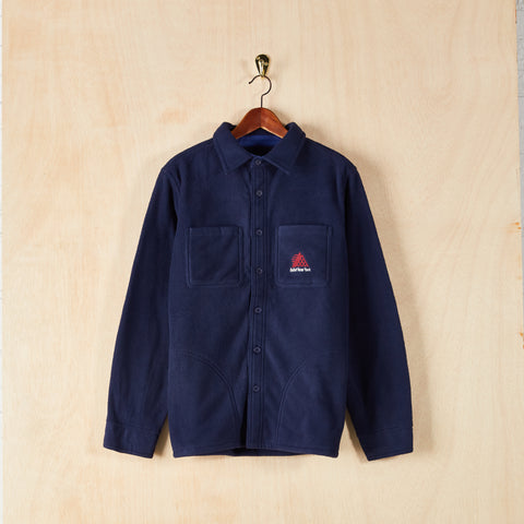 Polar Fleece Overshirt - Navy