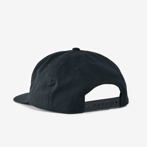 Rose Torch Snapback - Black