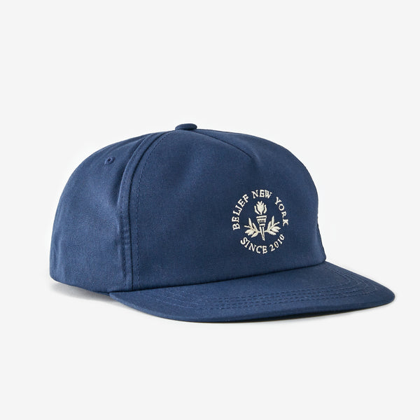 Rose Torch Snapback - Navy
