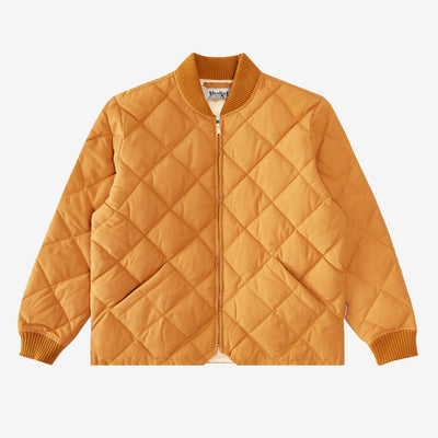 Diamond Quilted Jacket - Tan