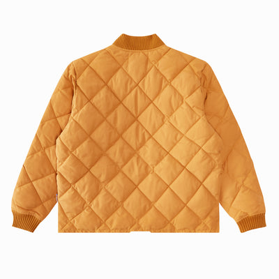 Diamond Quilted Jacket - Tan