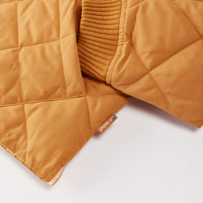 Diamond Quilted Jacket - Tan