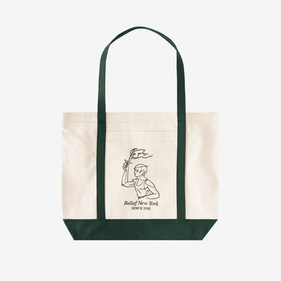 Marathon Zip Tote - Natural