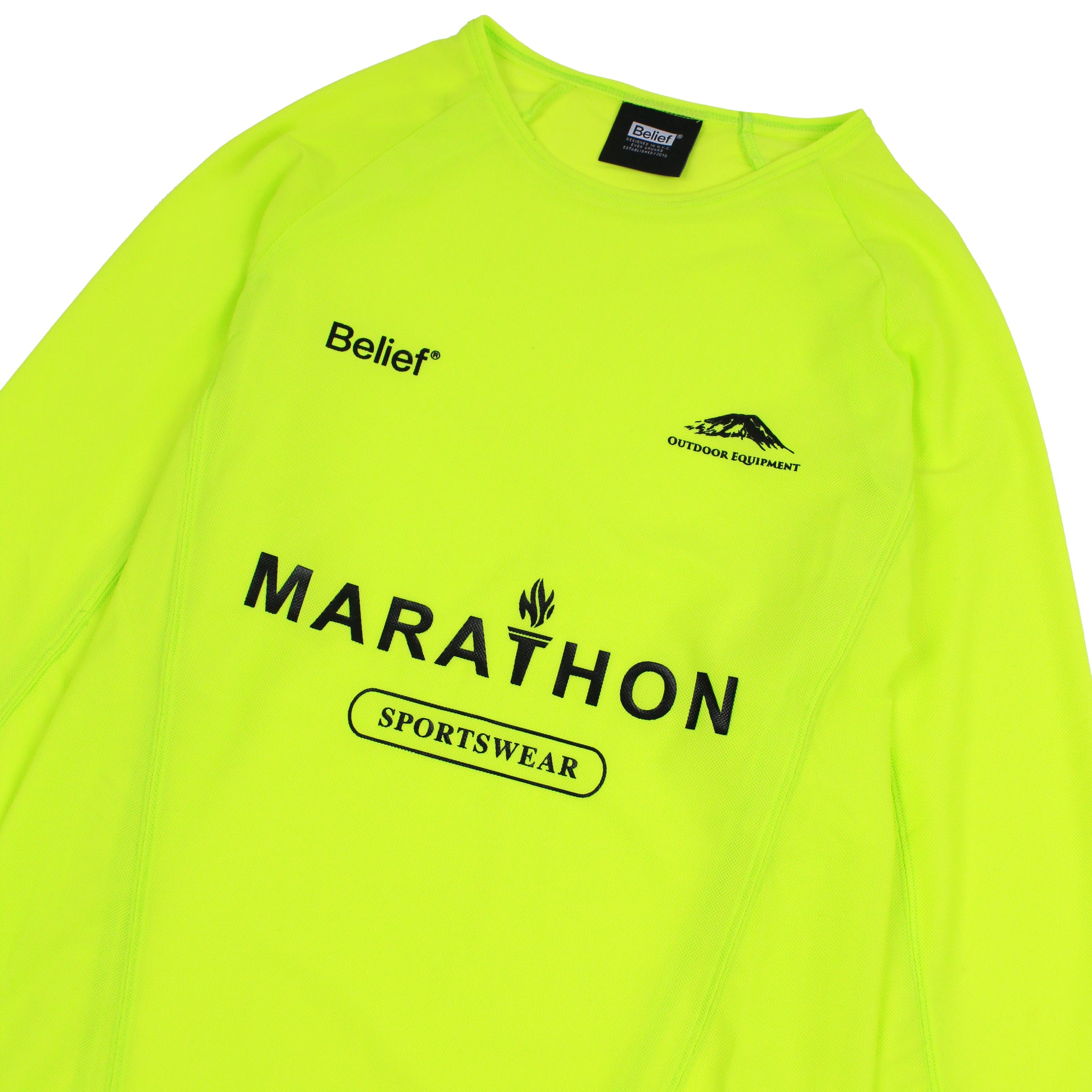 Marathon Mesh Jersey - Safety Yellow