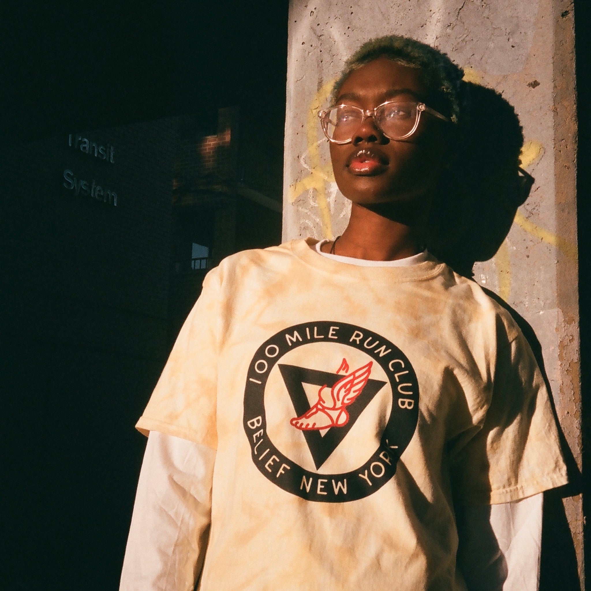 Run Club Tee - Yellow Dye
